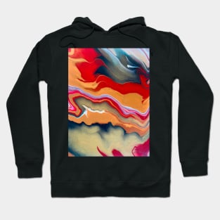 Pouring abstract Hoodie